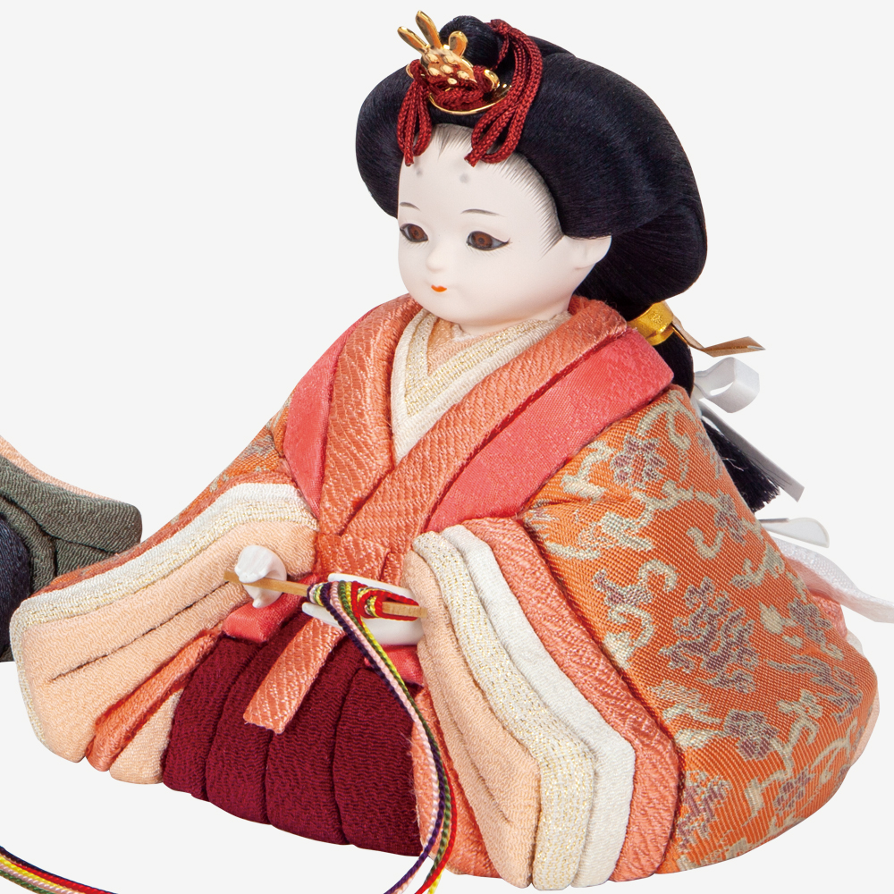 木目込親王飾り人形姫
